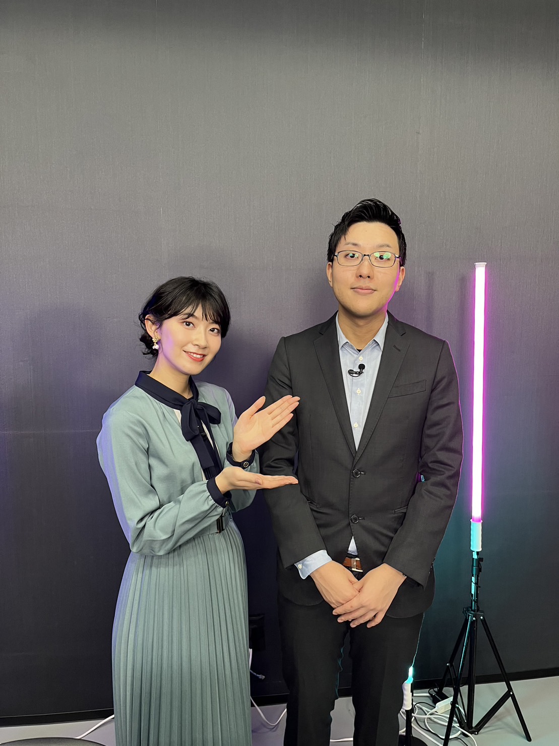 檜山沙耶さんとお仕事をした際の写真